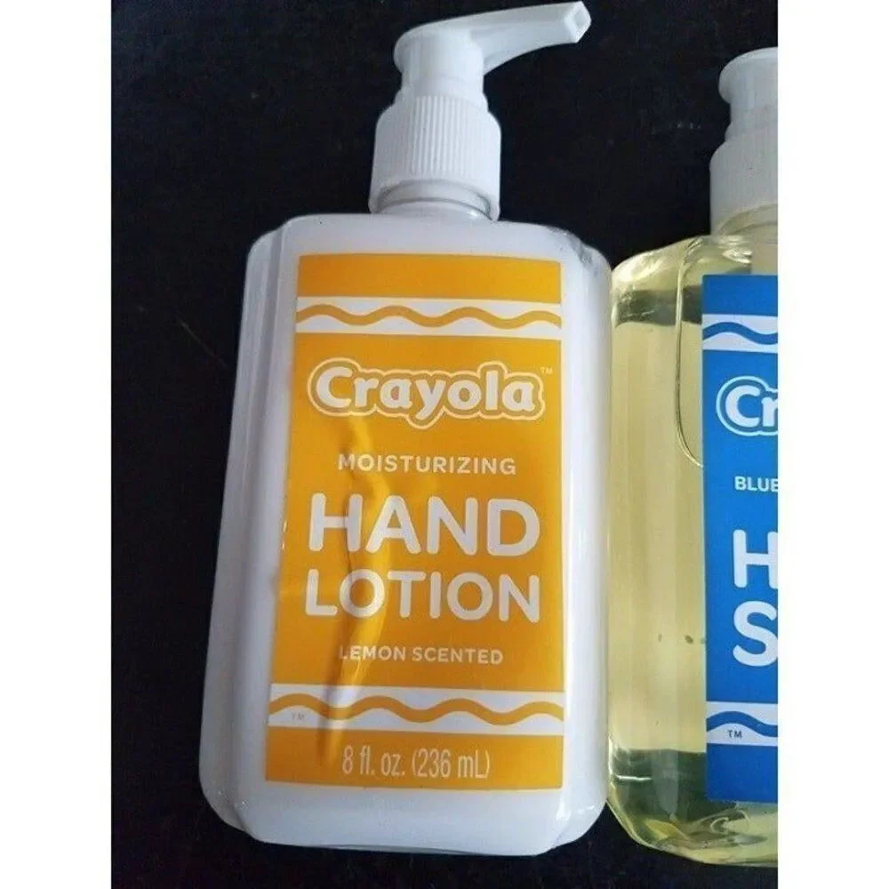 Crayola Kids Hand Wash Blueberry Scent & Lotion Lemon Scent Set